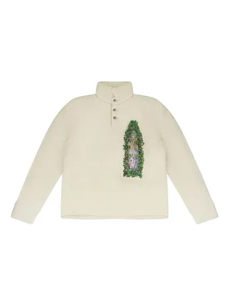 Who Decides War by Ev Bravado button-down sweater - men - Fabric - L - Neutrals