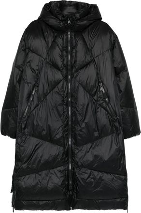 Canadian Eugenie hooded puffer coat - Zwart
