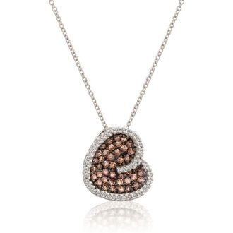 Le Vian Ladies Chocolate Diamonds Fashion Pendant in 14k Vanilla Gold