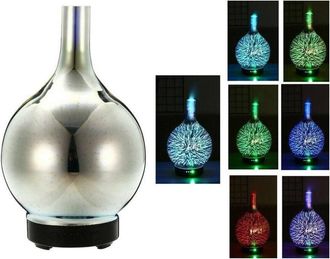 Trade Shop Trade Shop - Aromaterapia 7 Led 3d Umidificatore Diffusore Aromi Casa Ufficio Hytc008