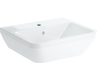 Vitra Integra Lavabo Suspendido 50x43 Cm Con Orificio Para Grifer&iacute;a En El Medio, Blanco (7048-003-0001)