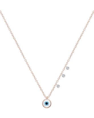 Meira T 14K Rose Gold 0.03 Ct. Tw. Diamond Necklace
