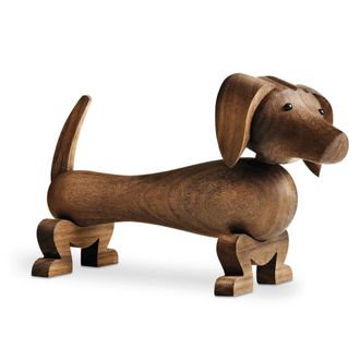 Kay Bojesen Denmark Kay Bojesen - Holz-Hund, klein, Walnuss
