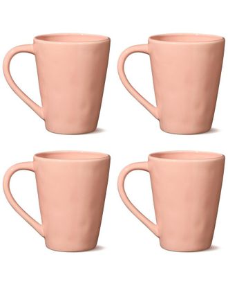 Certified International Desert Rose Set Of 4 Mugs