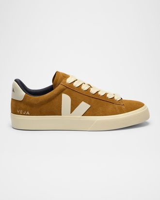 Veja Campo Bold Suede Low-Top Sneakers