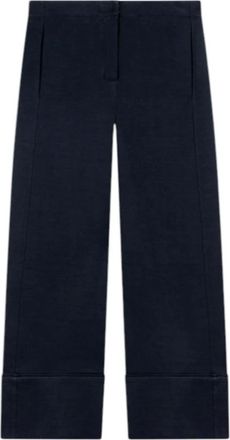 Dondup Dames, Broeken, Blauw, Maat: S Katoen