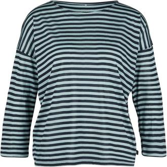 Stoic MerinoChill MMXX. G&ouml;teborg 3/4 Shirt St Merinoshirt f&uuml;r Damen | grau/blau
