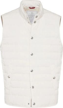 Brunello Cucinelli Water-Resistant Microfiber Lightweight Down Vest