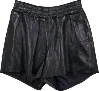 Mauritius Womens Dija Leather Short In Black