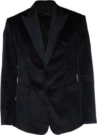 Amiri zwarte fluwelen tuxedojack