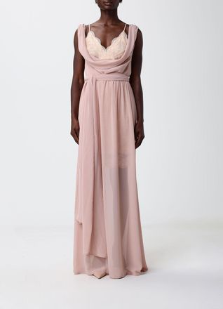 Aniye By Abito lungo da sera Teodora in georgette con spalline incrociate