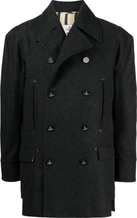 Saint Laurent Oversize Pea Coat In Wool from $2,643.00 - on
