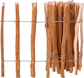 vidaXL Vidaxl - Furniture Limited - Valla De Estacas Madera De Avellano 60x500 Cm