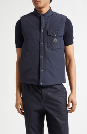 Moncler Sahel Water Repellent Down Vest in Navy Blue at Nordstrom, Size 2