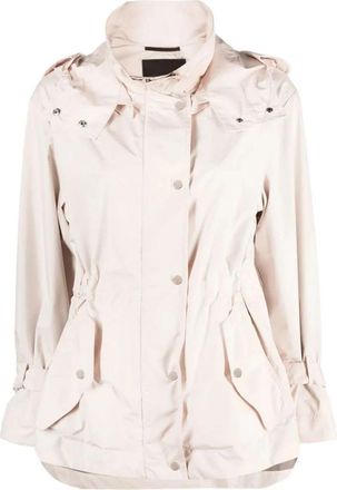 Moorer Jassen - Dames - Parka Jassen - Beige - M - Polyester - Jassen