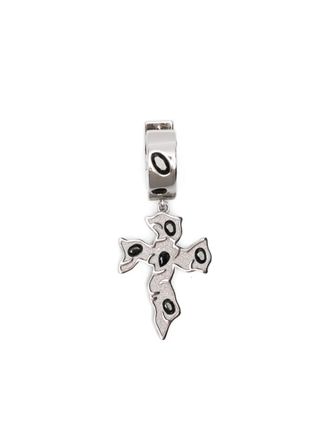 Darkai Orecchini Tipsy Cross - Argento