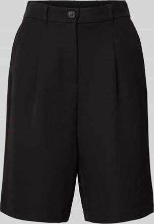 Pieces Regular Fit Chinoshorts mit Viskose-Anteil Modell KAMIL in Black, Gr&ouml;&szlig;e XS