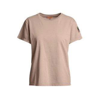 Parajumpers T-Shirts, female, Beige, Size: XL Iconic T-shirt