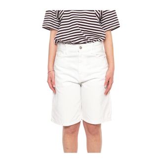 Carhartt Work in Progress Dames, Korte broeken, Wit, Maat: XS Katoen