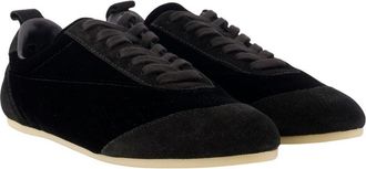 Jil Sander Womens Etage Sneaker Black Calfskin