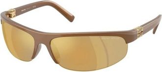 Miu Miu Authentieke stijlvolle brillen van premium kwaliteit - unisex - Zonnebrillen - Bruin - 70 MM - Accessoires