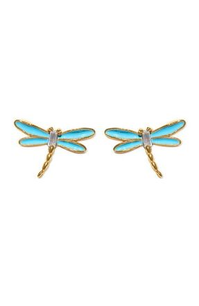 Girls Crew Dragonfly Stud Earrings in Gold at Nordstrom