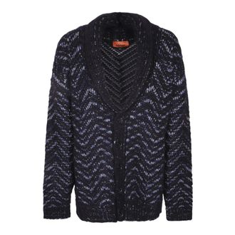 Missoni Heren, Truien, Blauw, Maat: XL Wol