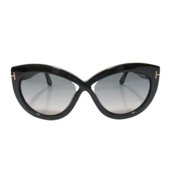 Tom Ford Pre-owned Accessories, female, Black, Size: ONE SIZE Pre-owned Plastic Sunglasses