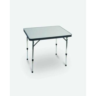 Crespo Mesa Rectangular Gris Al-246 En Aluminio 101 X 65 Cm - Crespo