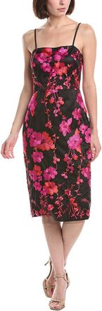 Eliza J Sleeveless Printed Midi Dress