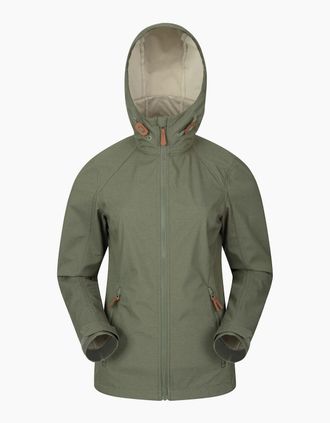 Mountain Warehouse Womens Mountain Warehouse Womens/Ladies Iona Soft Shell Jacket - Green - Size: 14