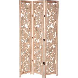 Atmosphera Paravento pieghevole palm in legno h165cm Atmosphera créateur dintérieur