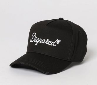 Dsquared2 Cappello Dsquared2 in twill di cotone con profili used