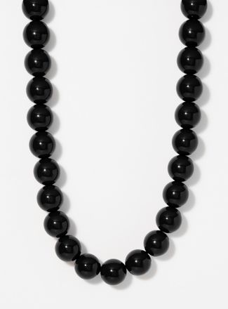 Simons Womens Shiny Bead Necklace