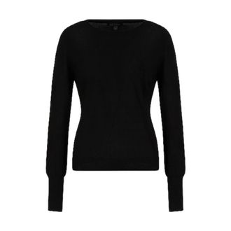 A|X Armani Exchange Crew Neck Jumper - female - Armani Exchange - Round-neck Knitwear - Black - XS - Knitwear