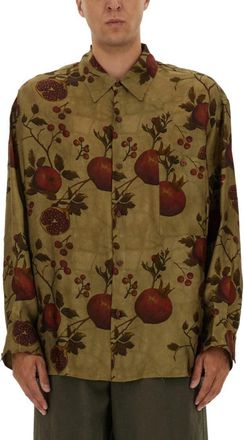 Uma Wang Pomegranate Print Shirt