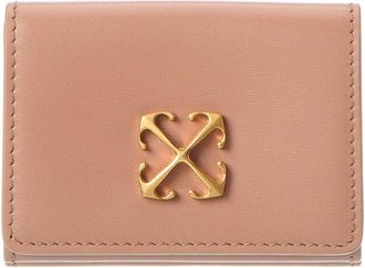 Off-white Off-White Jitney Mini Compact Leather Wallet