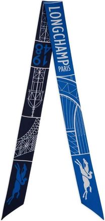 Longchamp Eiffel Tower 1948 Silk Headband