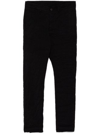 Poéme Bohémien drop-crotch trousers - Black
