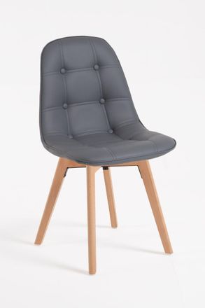 Regalos Miguel Sillas Comedor - Silla Vorak - Gris Oscuro