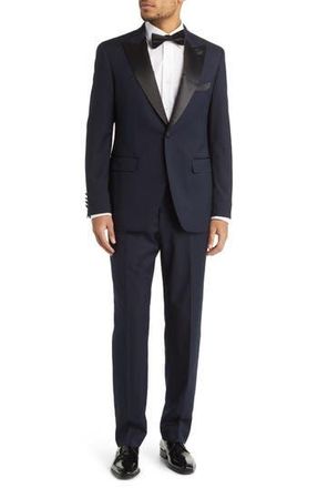 Alton Lane Sullivan Stretch Performance Tuxedo in Navy at Nordstrom Rack, Size 46 Long
