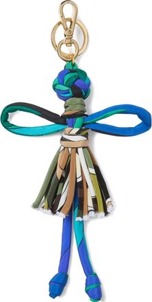 Pucci Portachiavi con stampa Iride - Verde