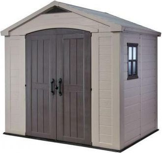 Keter Caseta Cobertizo Resina Jardin Factor 8x6 Keter