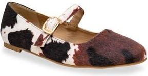 Chase + Chloe by Intouch Footwear Meli Faux Fur Mary Jane Flat in Tan at Nordstrom Rack, Size 6