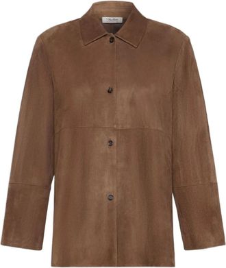 Max Mara Jassen, Dames, Bruin, XS, Gocce Jacket