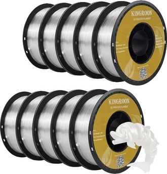 OEM Filament DImprimante 3d, Bobine De 10kg, Diam&egrave;tre De 1,75 Mm, Pla 10kg Transparent