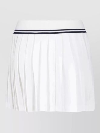 Sporty & Rich midi skirt knee length elastic waistband pleated