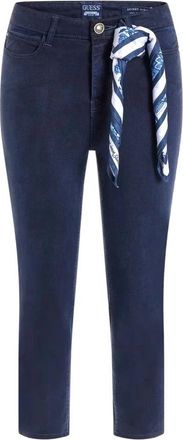 Guess Stijlvolle Dames Capri Broek in Synthetisch - Dames - Vrijetijds broeken - Blauw - W24 - Broeken