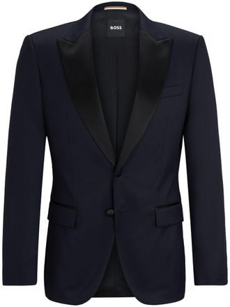 BOSS Giacca con revers a lancia - Blu
