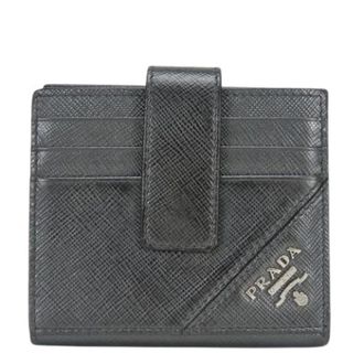 Prada Pre-owned Wallets, male, Black, Size: ONE SIZE Pre-owned Bill Wallet (bi-fold)